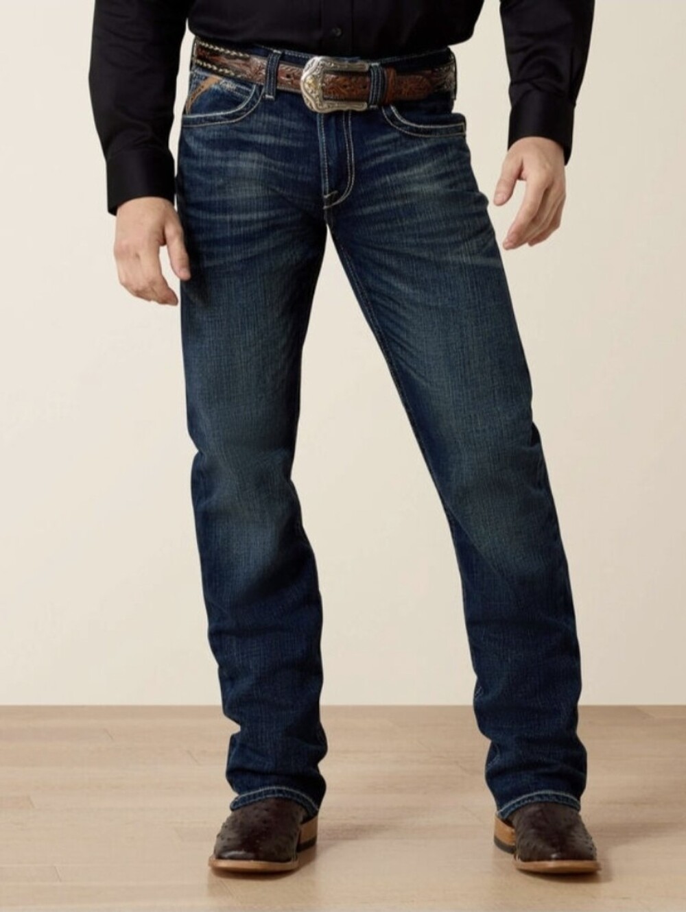 Ariat M4 Men's Low Rise Stretch Adkins Boot Cut Jean NWT $89 30x32